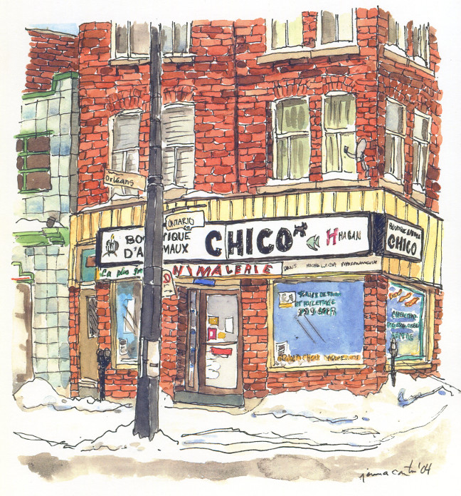 Signed Print Of Animalerie Chico From